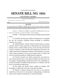 SECOND REGULAR SESSION  SENATE BILL NO98TH GENERAL ASSEMBLY INTRODUCED BY SENATOR PARSON. Read 1st time February 3, 2016, and ordered printed.
