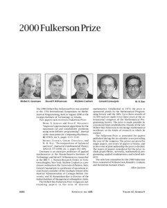 comm-fulkerson.qxp[removed]:38 AM Page[removed]Fulkerson Prize