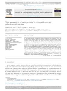 Total nonnegativity of matrices related to polynomial roots and poles of rational functions