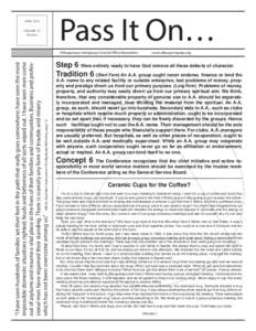 Alcoholics Anonymous / Substance abuse / Twelve-step programs / Health / Mental health / Alcohol abuse / Support groups / Drug rehabilitation / Jim Burwell / The Big Book / Bill W. / Oxford Group