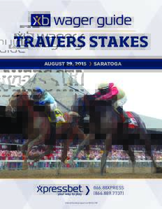 TRAVERS STAKES AUGUST 29, 2015 SARATOGA  866.88XPRESS