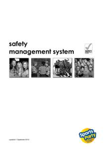 safety management system (updated 1 September 2014)  Safety Management System