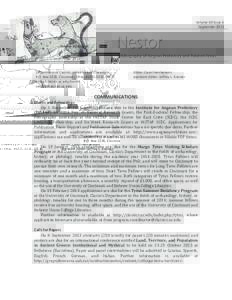 Volume	
  40	
  Issue	
  6 	
   September	
  2013	
   Nestor Bibliography of Aegean Prehistory and Related Areas