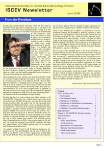 International Society for Clinical Electrophysiology of Vision  ISCEV Newsletter June 2006