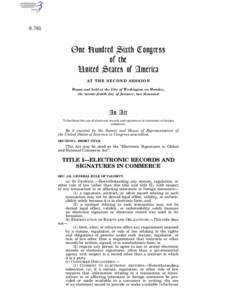 Law / Computer law / Uniform Electronic Transactions Act / Food and Drug Administration / Electronic signature / Consumer protection / Anti-circumvention / Securities Act / Radiation Control for Health and Safety Act / Electronic Signatures in Global and National Commerce Act