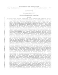 LEGISLATURE OF THE STATE OF IDAHO Sixty-third Legislature First Regular SessionIN THE SENATE SENATE BILL NOBY JUDICIARY AND RULES COMMITTEE