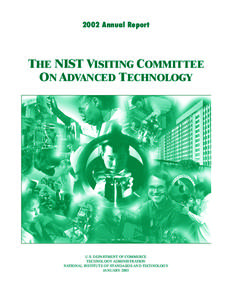 2002 Annual Report  THE NIST VISITING COMMITTEE ON ADVANCED TECHNOLOGY  U.S. DEPARTMENT OF COMMERCE