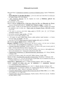 Bibliographie hypertextuelle  Abravanel (Isaac), Commentarius luculentus et curiosus in Prophetas priores, Lipsiæ, Weidmannus, 1686. —, Piruch Abarbanel ‘al sefer Moré Nevukhim […], éd. avec notes sous le titre 