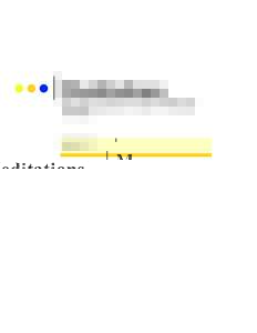 Meditations The Undergraduate Journal of Philosophy at UCLA Volume I, Issue 1 Winter 2014