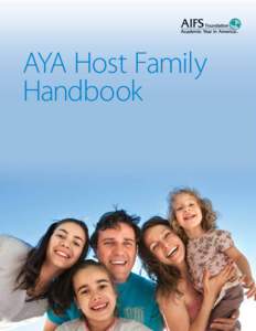 AYA Host Family Handbook Contents 1 2