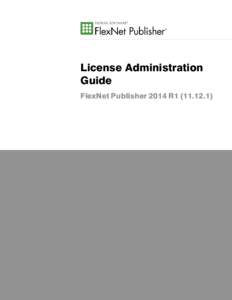 License Administration Guide