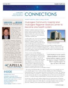 Summer[removed]Capella Healthcare A NEWSlETTER foR ASSoCIATES of