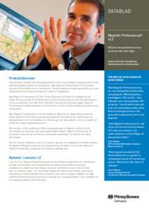 Datablad  MapInfo Professional® v12 Effektivt beslutsfattande med insikt om det rätta läget