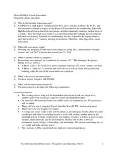 Microsoft Word - Pikesville High School FAQs