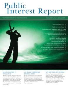Public Interest Report THE FEDERATION OF AMERICAN SCIENTISTS Volume 60, Number 1 Winter 2007