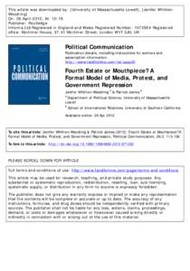 This article was downloaded by: [University of Massachusetts Lowell], [Jenifer WhittenWoodring] On: 26 April 2012, At: 12:19 Publisher: Routledge Informa Ltd Registered in England and Wales Registered Number: Reg