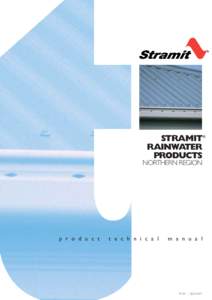 STRAMIT® RAINWATER PRODUCTS NORTHERN REGION