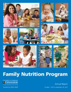 Family Nutrition Program an equal opportunity/ADA institution Annual Report  Funded by USDA SNAP