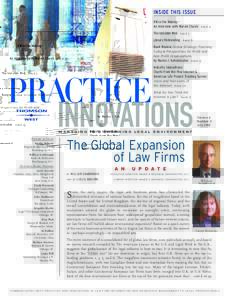 INSIDE THIS ISSUE KM in the Making— An Interview with Marvin Chavis page 2 The Invisible Web page 3 Library Rebranding page 6 Book Review: Global Strategic Planning: