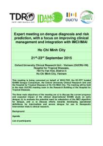 Microsoft Word - IDAMS_Asian Regional Meeting_Agenda 17th September 2015