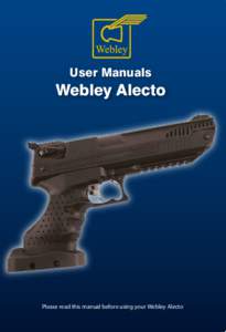 User Manuals  Webley Alecto Please read this manual before using your Webley Alecto