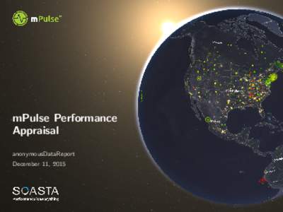 mPulse Performance Appraisal anonymousDataReport December 11, 2015  Beacon Time Range