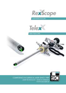 RexScope LASER RESECTOSCOPE Telex 4MM TELESCOPES