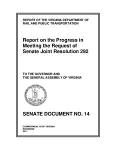 Microsoft Word - SJ292 Working Draft Legislative ReportExec Staff Review.doc