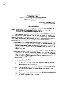 NoAVD-IV-B Government of India Ministry of Personnel, Public Grievances & Pensions Department of Personnel and Training North Block, New DelhiDated the.