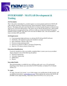 Microsoft Word - Intern - MATLAB Development - Test)