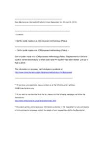 Microsoft Word - New Mechanisms Information Platform E-mail Newsletter Vol.50