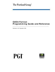 GPGPU / Graphics hardware / Nvidia / Concurrent computing / Video cards / CUDA / Subroutine / Fortran / Thread / Computing / Computer programming / Software engineering