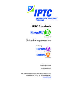 IPTC Standards  (version 2.12)