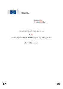 EUROPEAN COMMISSION Brussels, XXX […](2013) XXX draft
