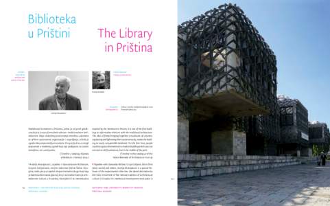 Biblioteka u Prištini The Library in Priština
