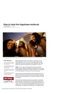 Hacking The Happiness Molecule - CNN.com