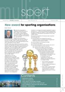 sport MULLINS Newsletter of Mullins Lawyers  Issue Number 30