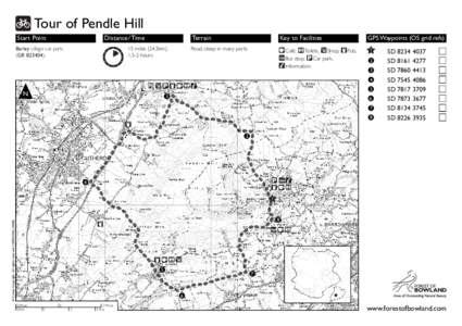 Tour of Pendle Hill Start Point Distance/Time  Barley village car park.