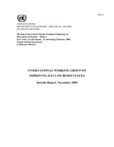 Microsoft Word - International WG on Remittances.doc