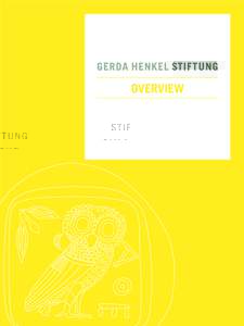 Gerda Henkel Foundation – Overview