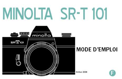 MINOLTA SR-T 101 Mode d’emploi Edition[removed]F