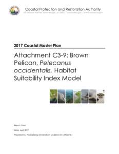 Coastal Protection and Restoration Authority 150 Terrace Avenue, Baton Rouge, LA 70802 |  | www.coastal.la.gov 2017 Coastal Master Plan  Attachment C3-9: Brown