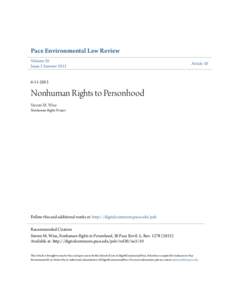 Pace Environmental Law Review Volume 30 Issue 3 Summer 2013 Article 10