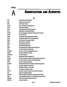 Annex  A Abbreviations and Acronyms A