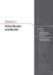 Chapter 2 Wilful Murder and Murder CONTENTS 39