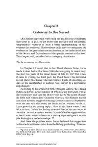 Chapter 2  Gateway to the Secret