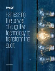 Harnessing the power of cognitive technology to transform the audit