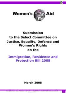 Submission to the Select Committee on Justice, Equality, Defence and Women’s Rights on the Immigration, Residence and