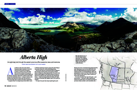 CANADA | A L BERTA  Alberta High The view from the top of the iconic Bears Hump is