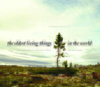 {  RACHEL SUSSMAN the oldest living things WITH FOREWORDS BY HANS ULRICH OBRIST